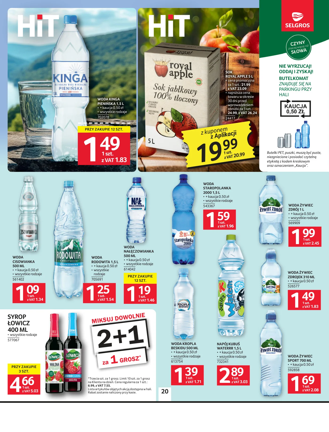 Gazetka promocyjna Selgros str. 20