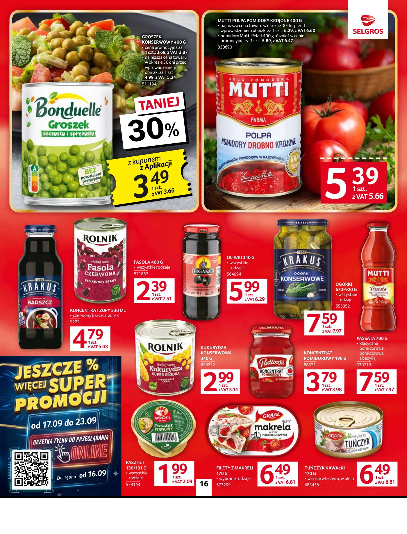 Gazetka promocyjna Selgros str. 16