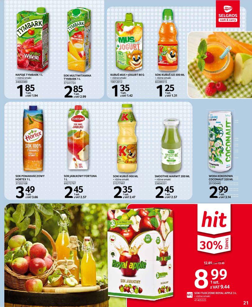 Gazetka promocyjna Selgros str. 21