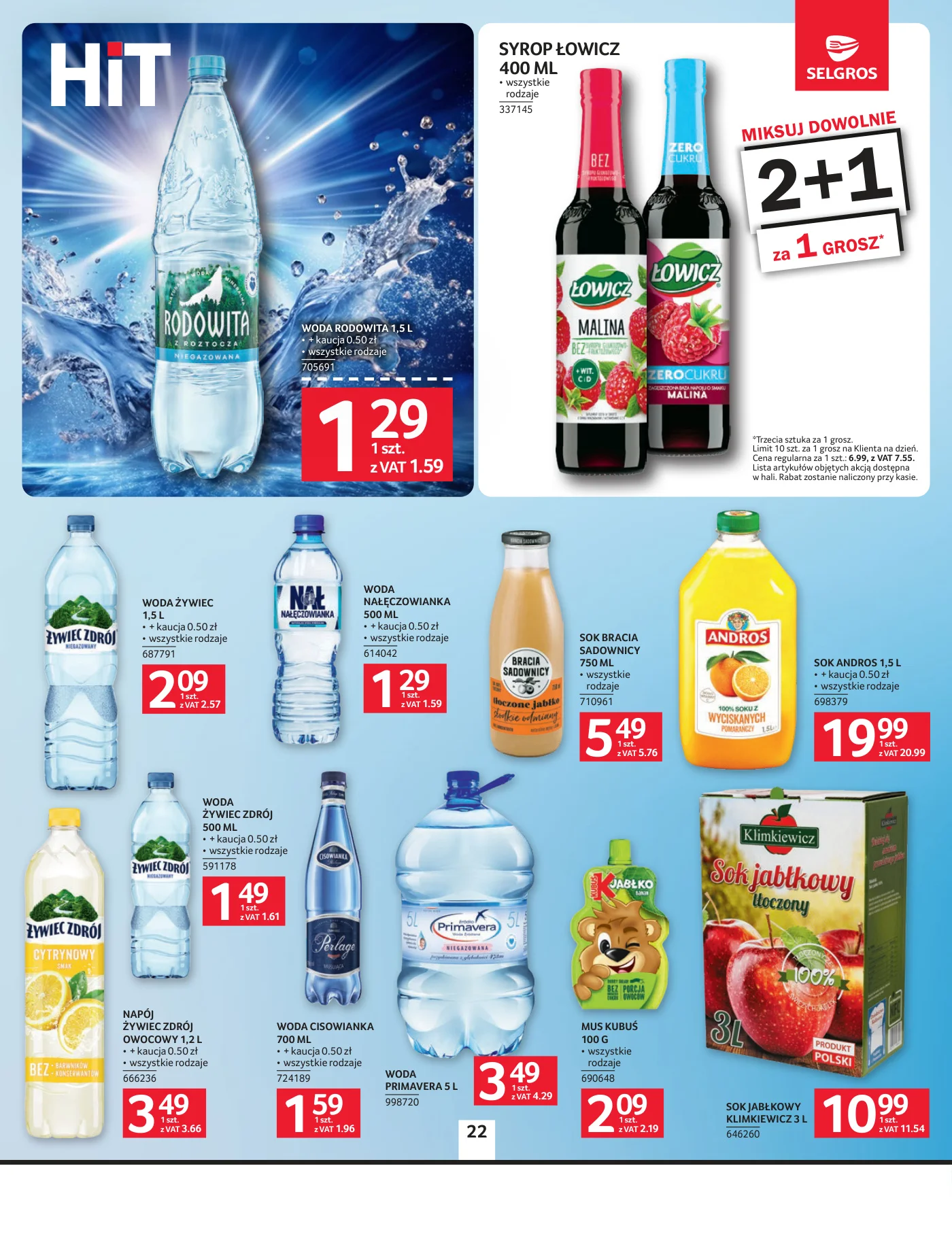 Gazetka promocyjna Selgros str. 22