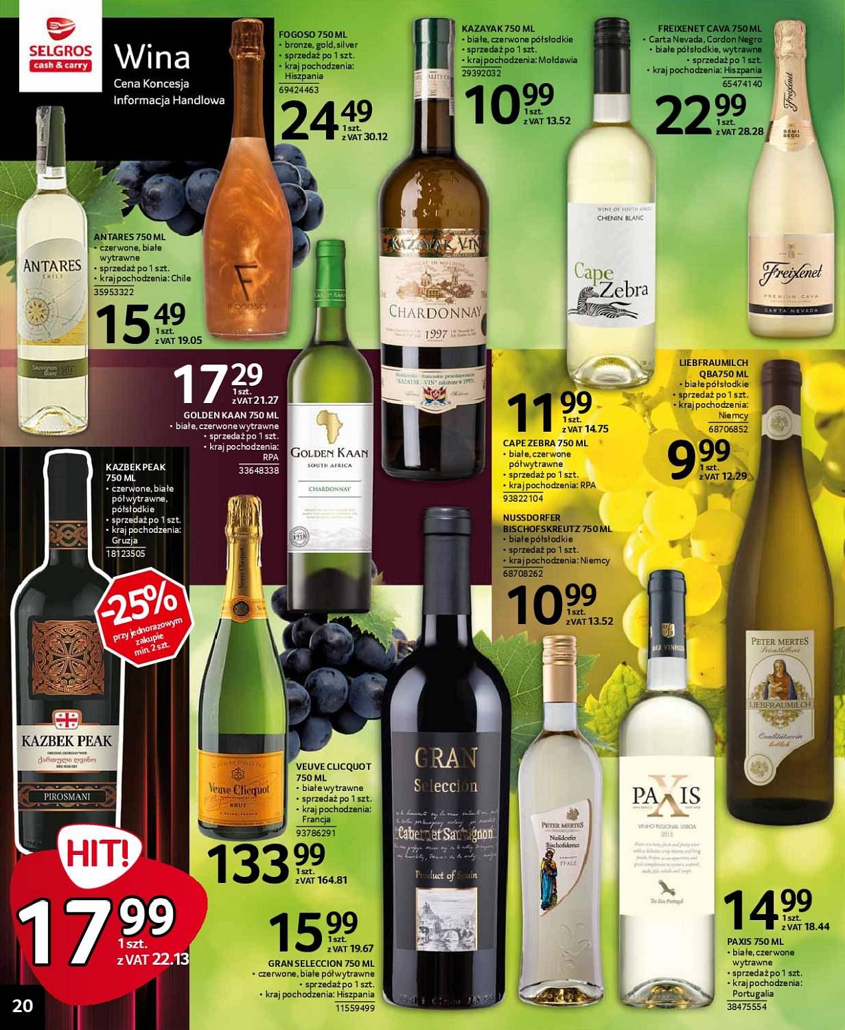 Gazetka promocyjna Selgros str. 20