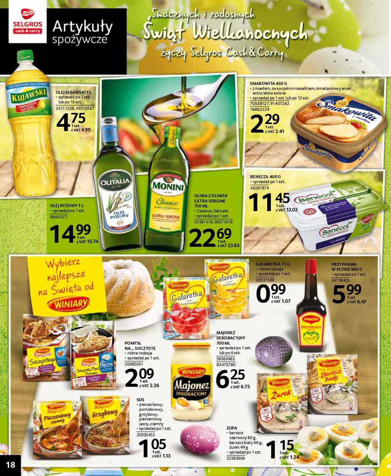 Gazetka promocyjna Selgros str. 18