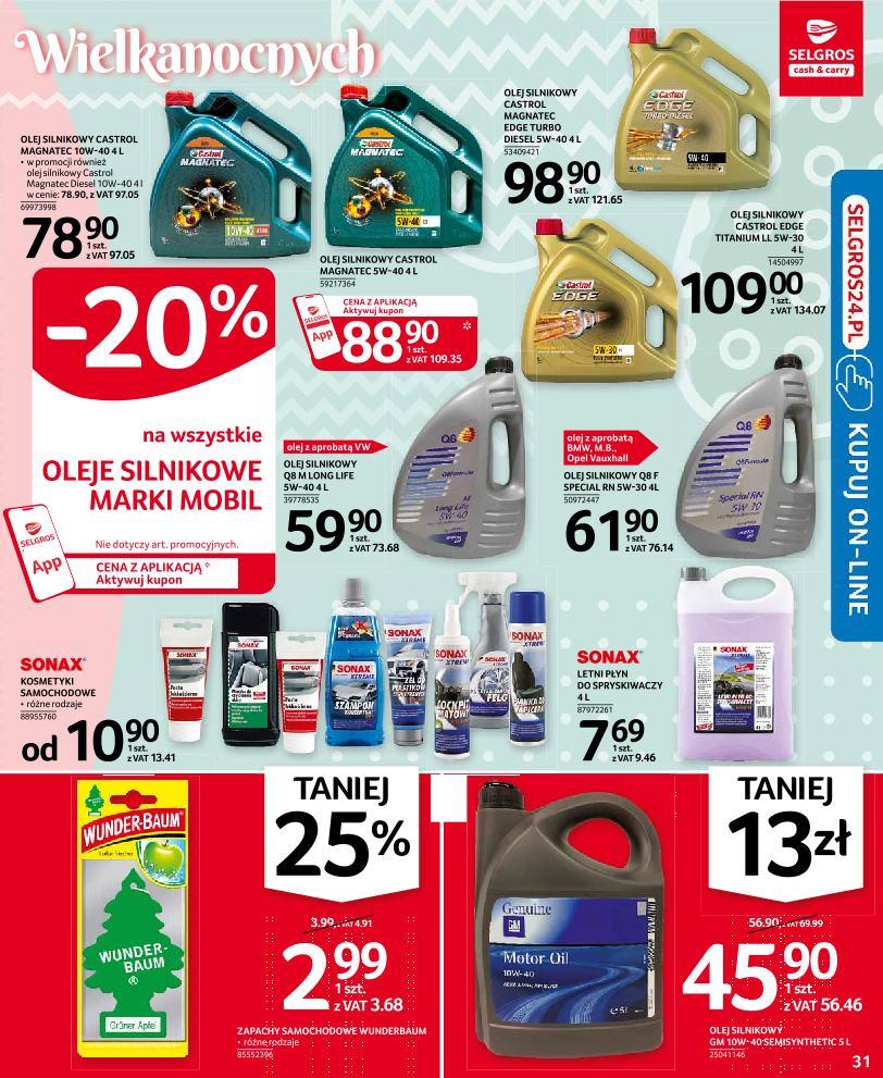 Gazetka promocyjna Selgros str. 31