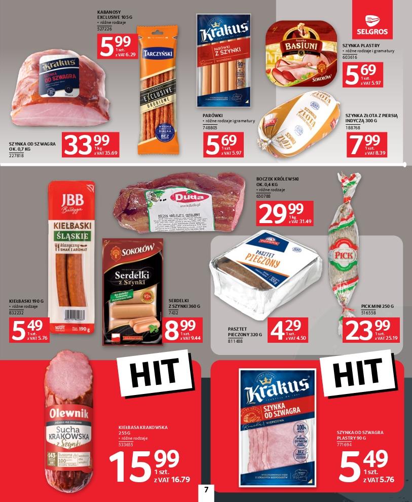 Gazetka promocyjna Selgros str. 7