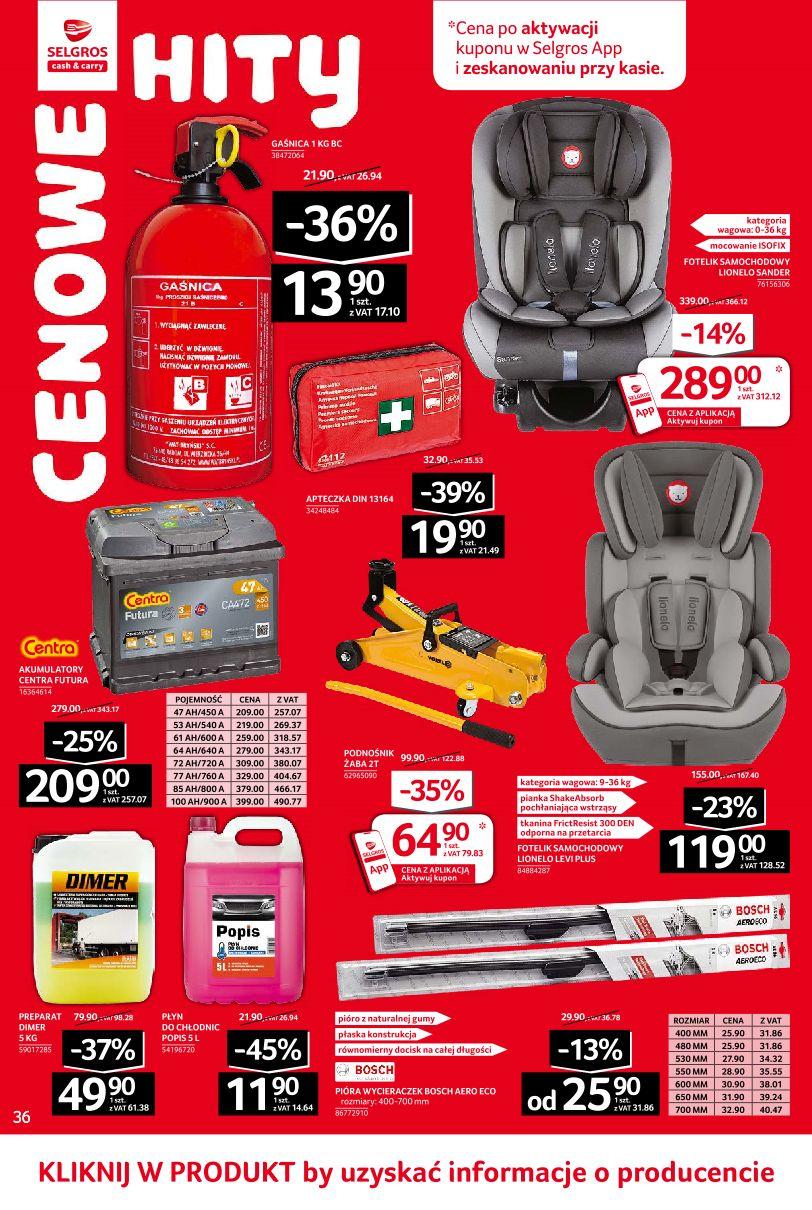 Gazetka promocyjna Selgros str. 36