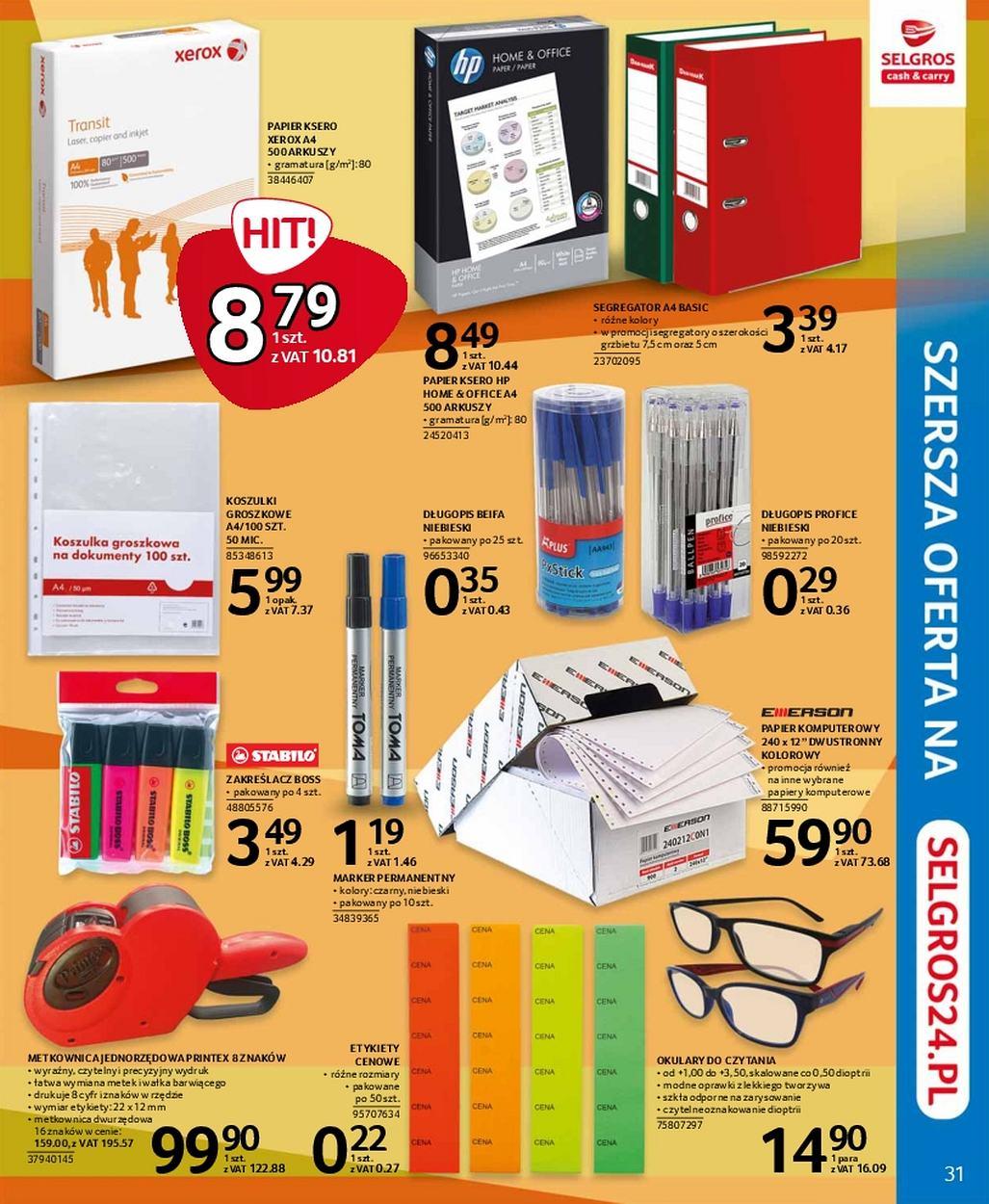 Gazetka promocyjna Selgros str. 31