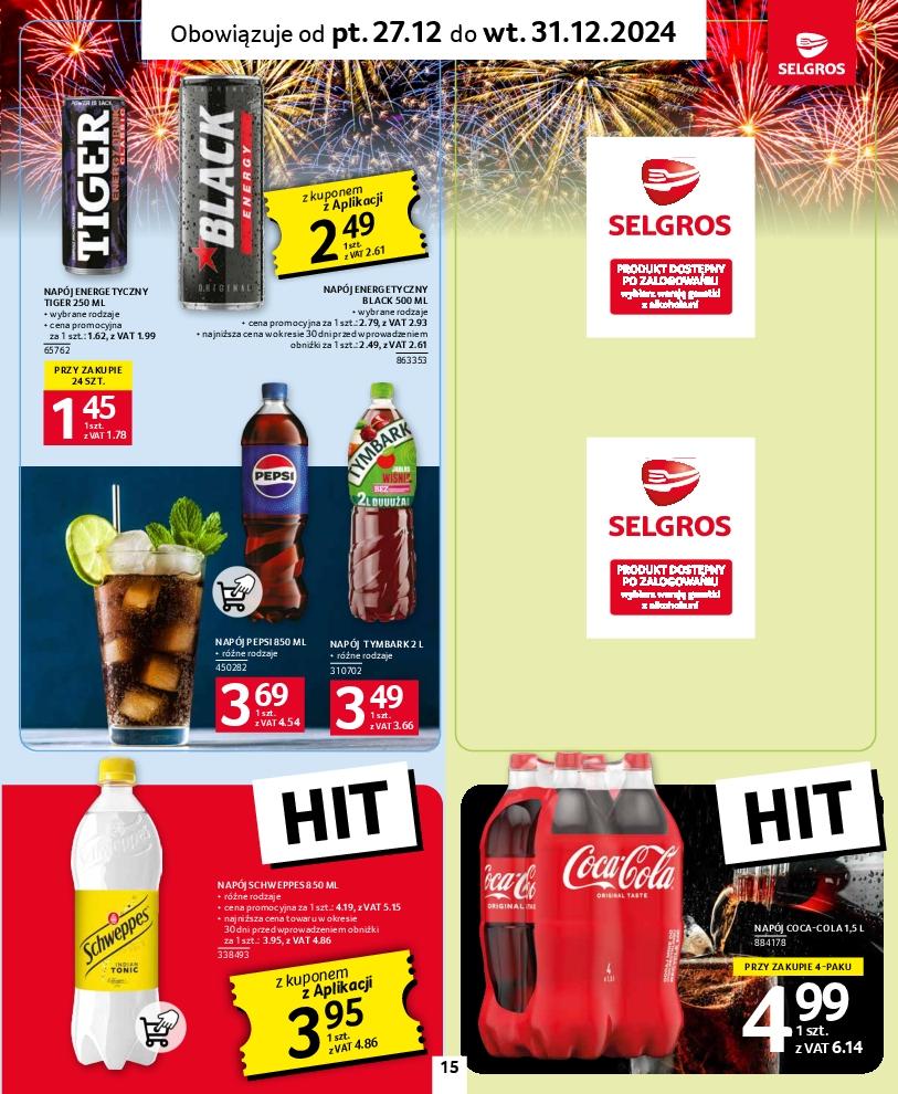 Gazetka promocyjna Selgros str. 15