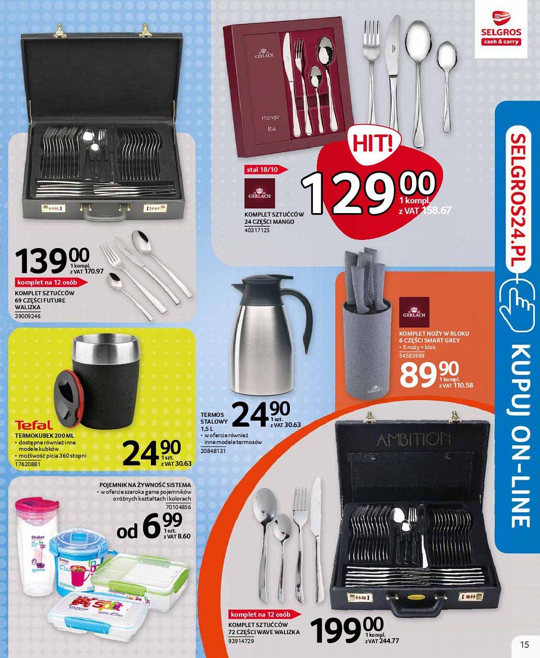 Gazetka promocyjna Selgros str. 15