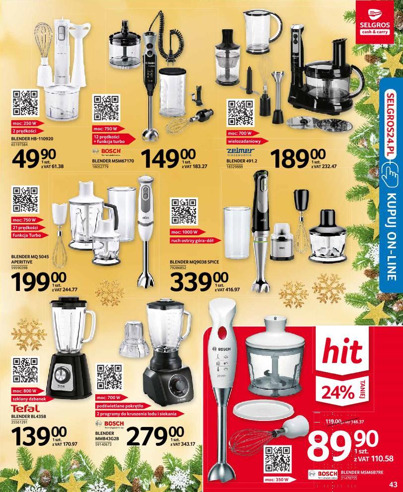 Gazetka promocyjna Selgros str. 43