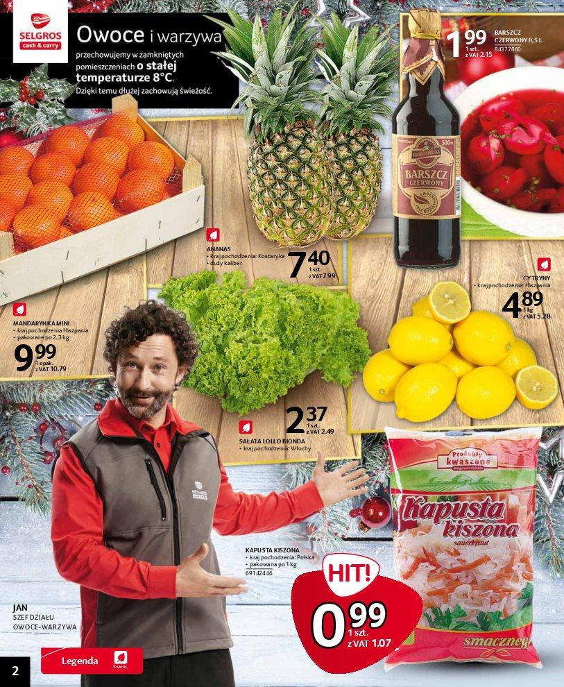 Gazetka promocyjna Selgros str. 2