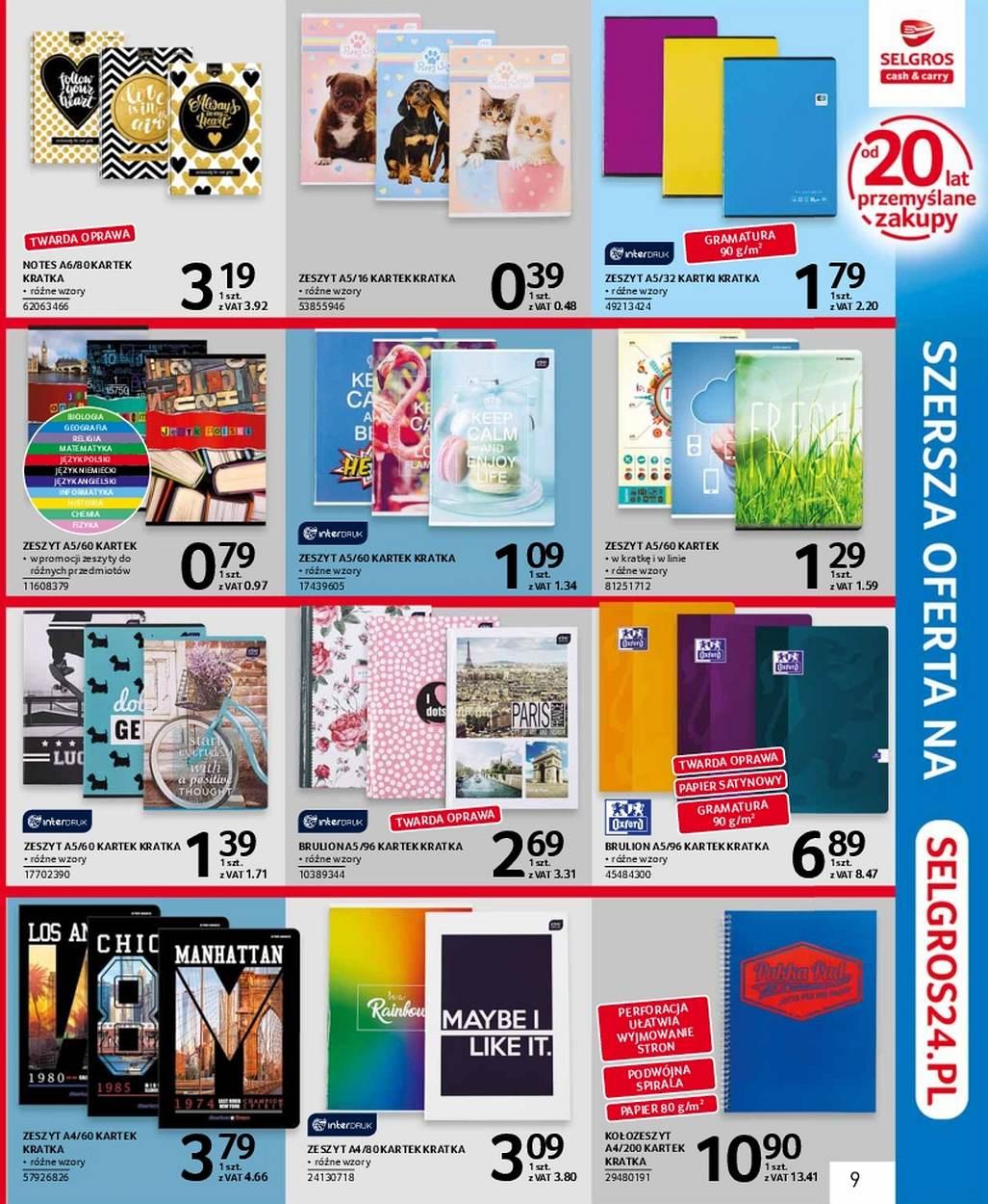 Gazetka promocyjna Selgros str. 9