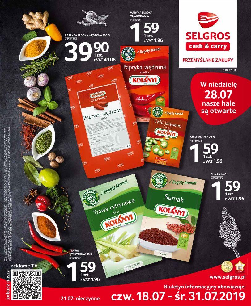 Gazetka promocyjna Selgros str. 1