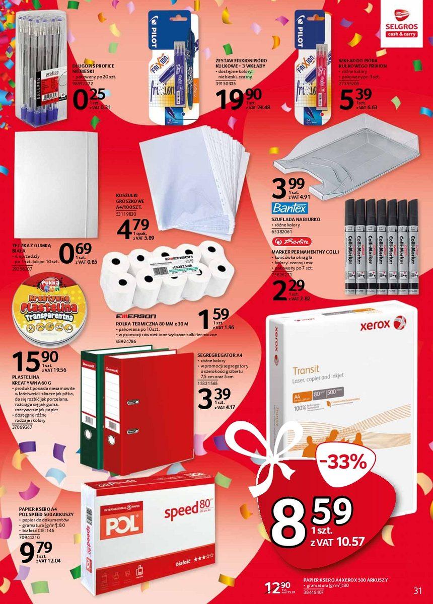 Gazetka promocyjna Selgros str. 31