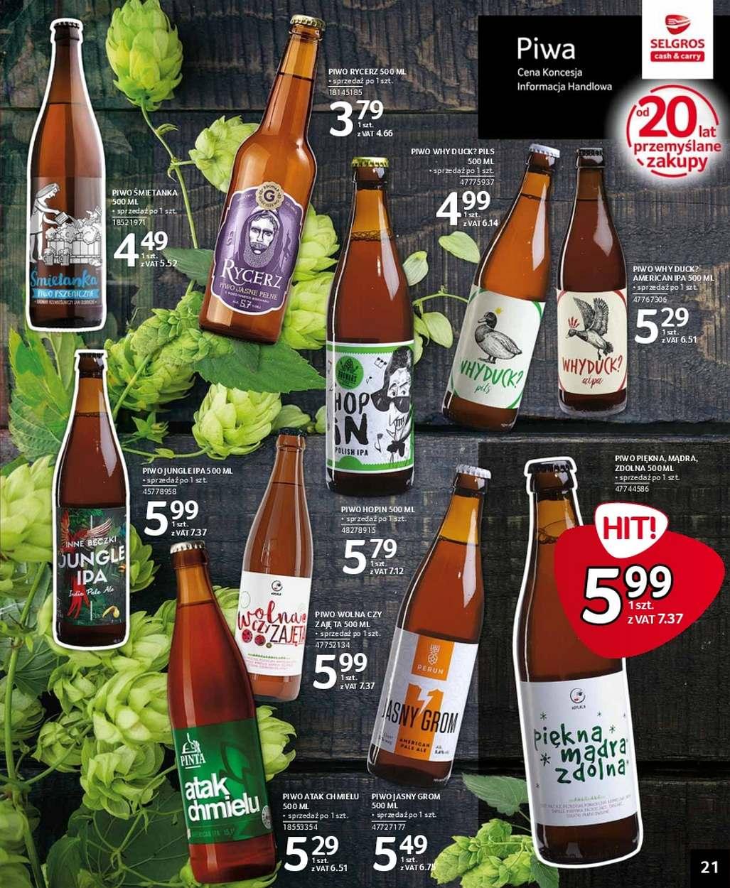 Gazetka promocyjna Selgros str. 21