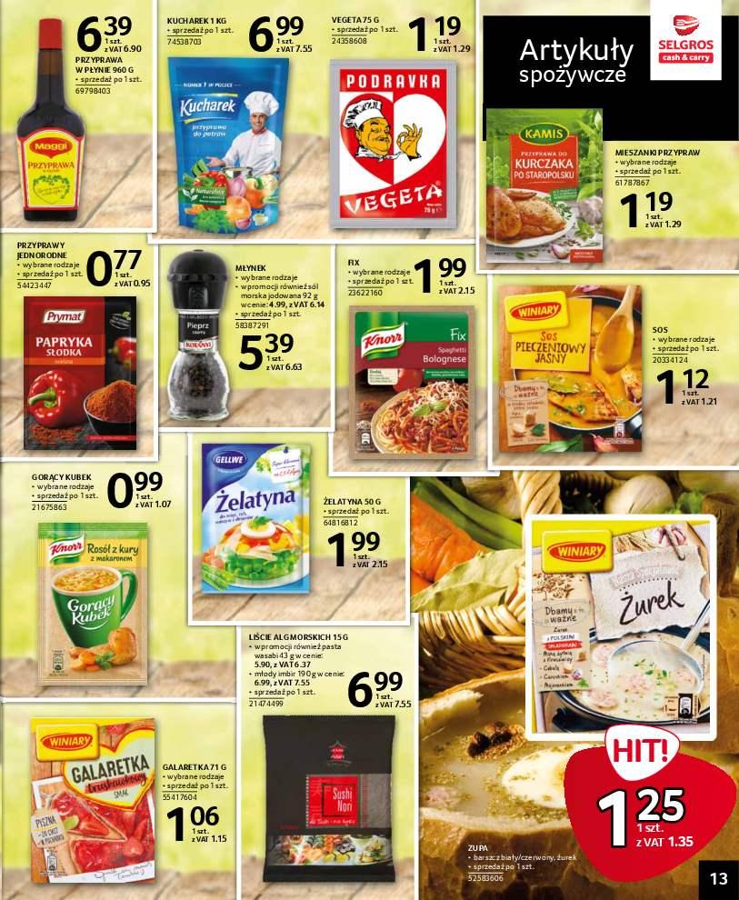 Gazetka promocyjna Selgros str. 13