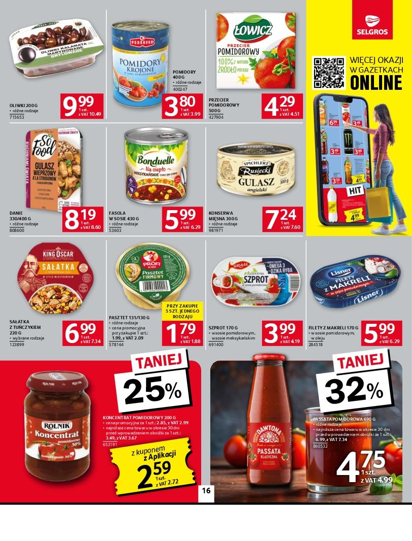 Gazetka promocyjna Selgros str. 16