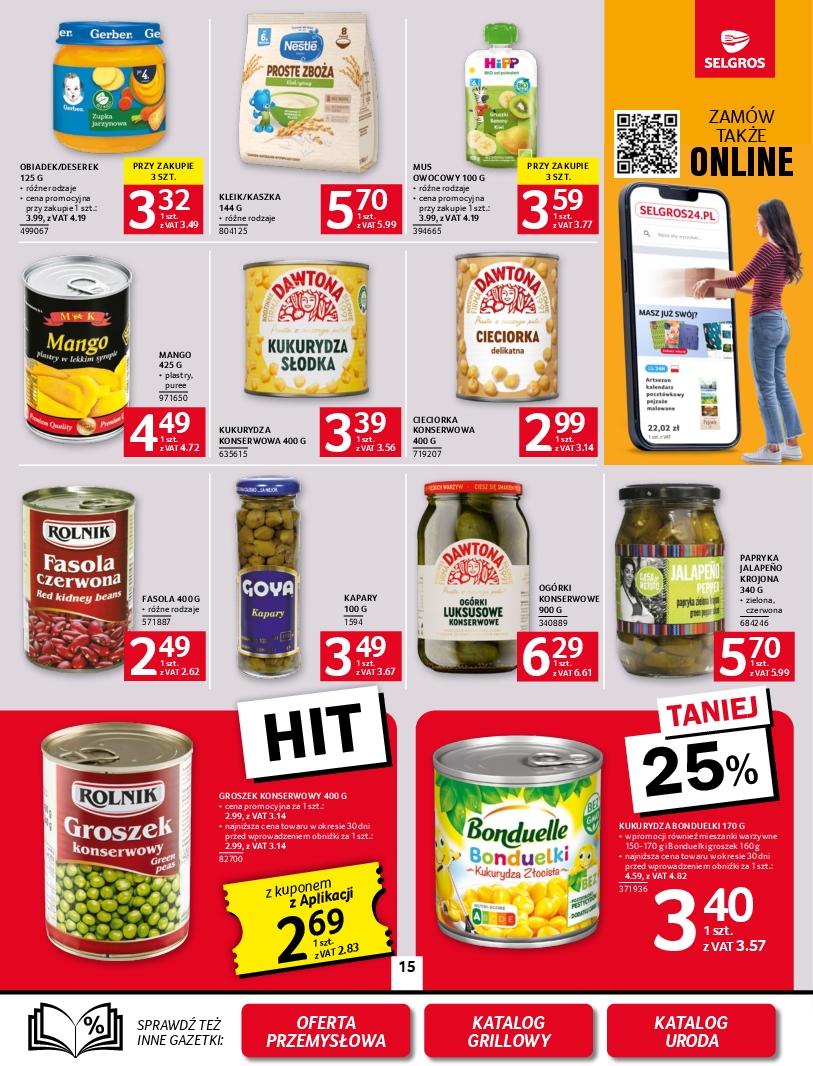 Gazetka promocyjna Selgros str. 15
