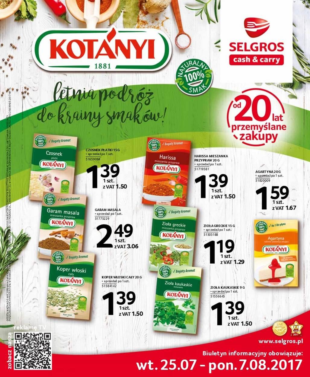 Gazetka promocyjna Selgros str. 1