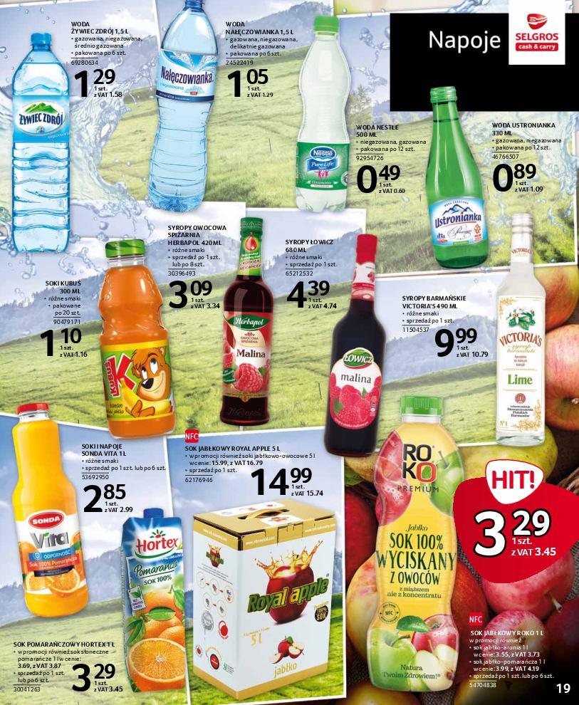 Gazetka promocyjna Selgros str. 19