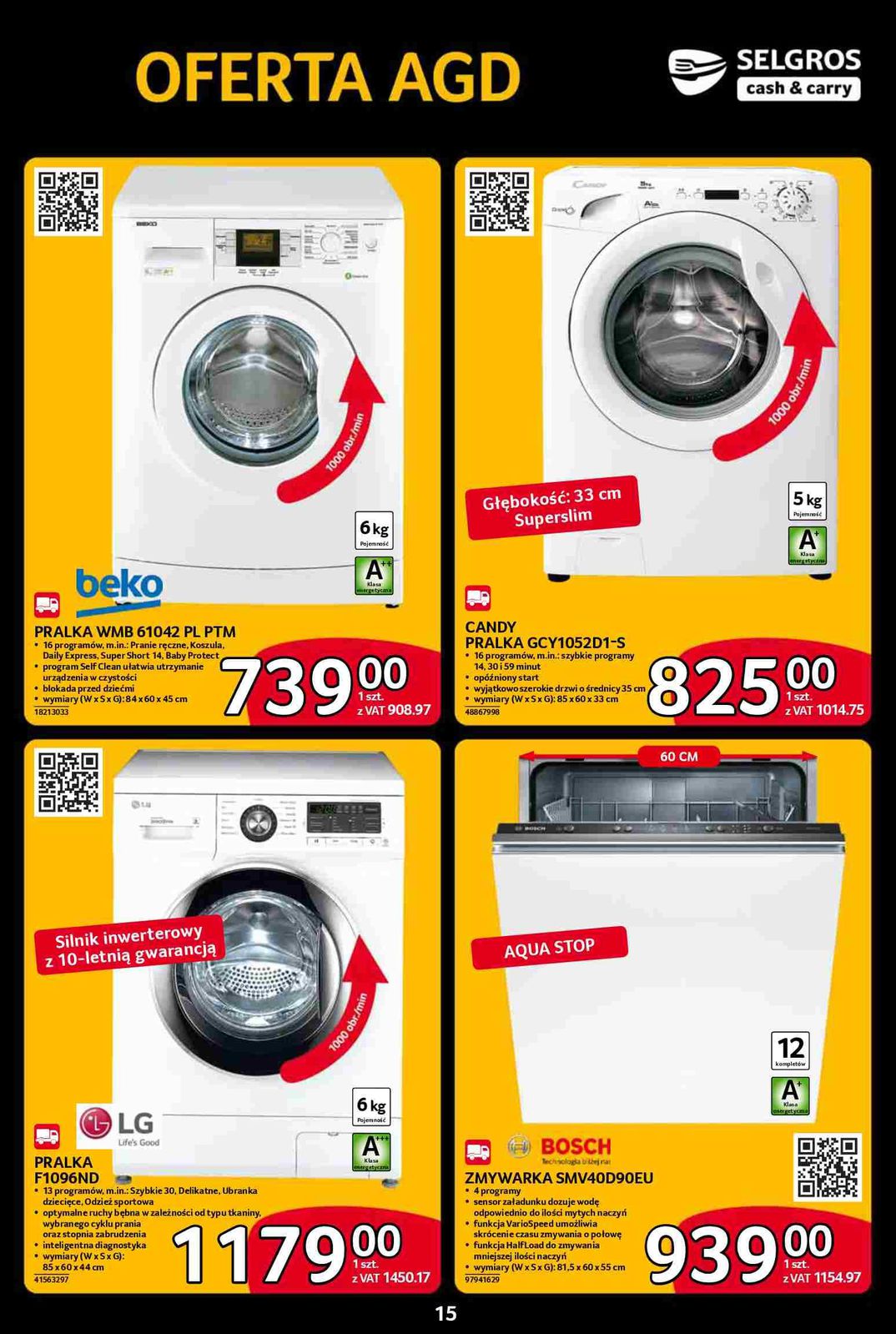 Gazetka promocyjna Selgros str. 15