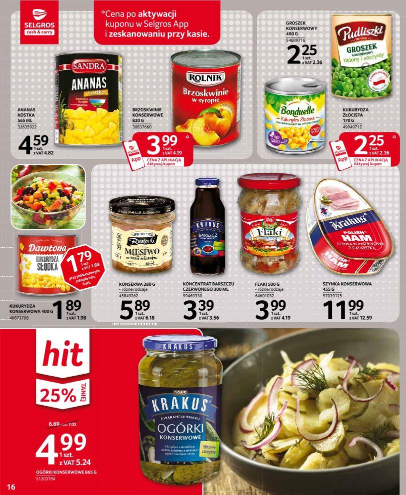 Gazetka promocyjna Selgros str. 16