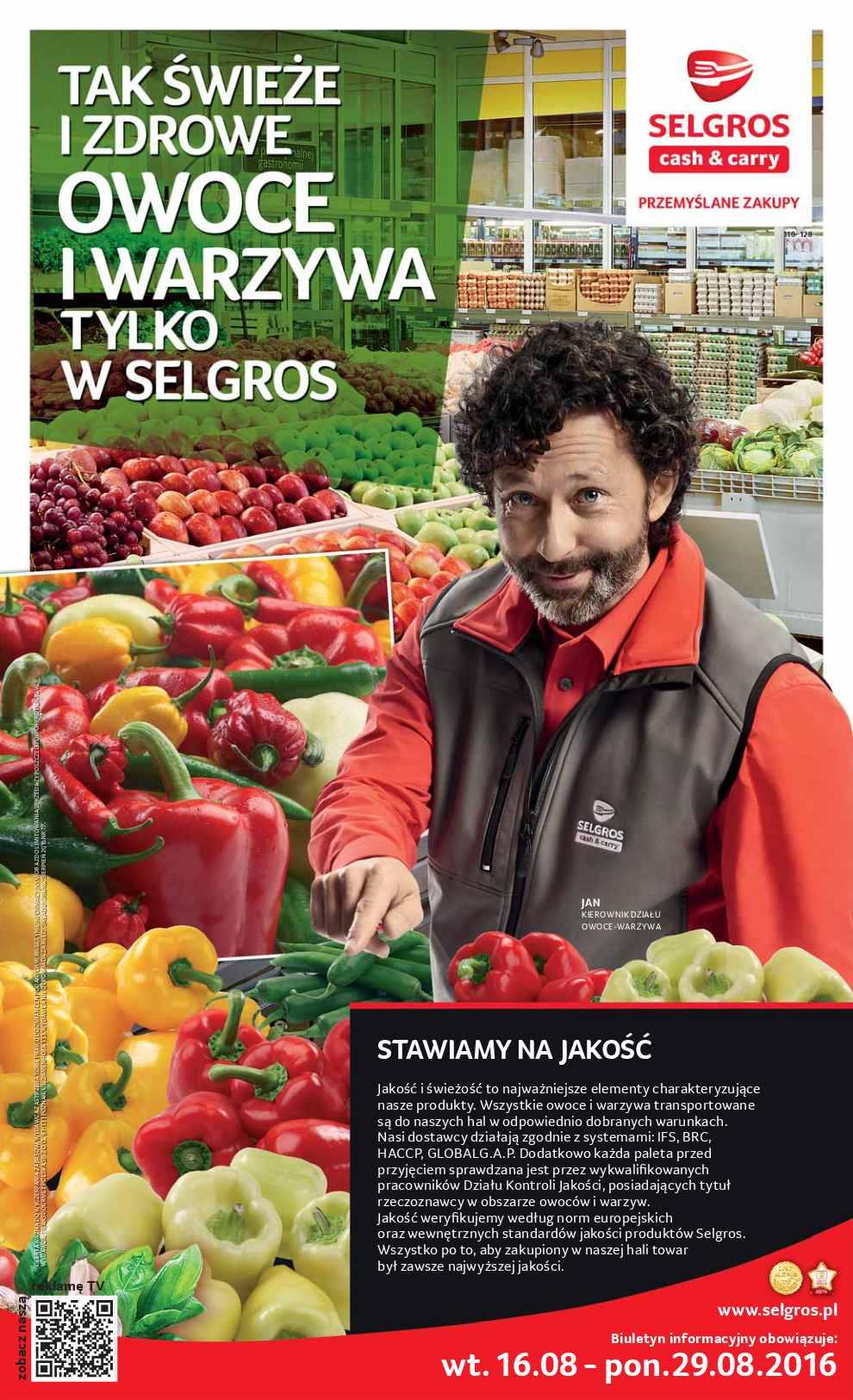 Gazetka promocyjna Selgros str. 1