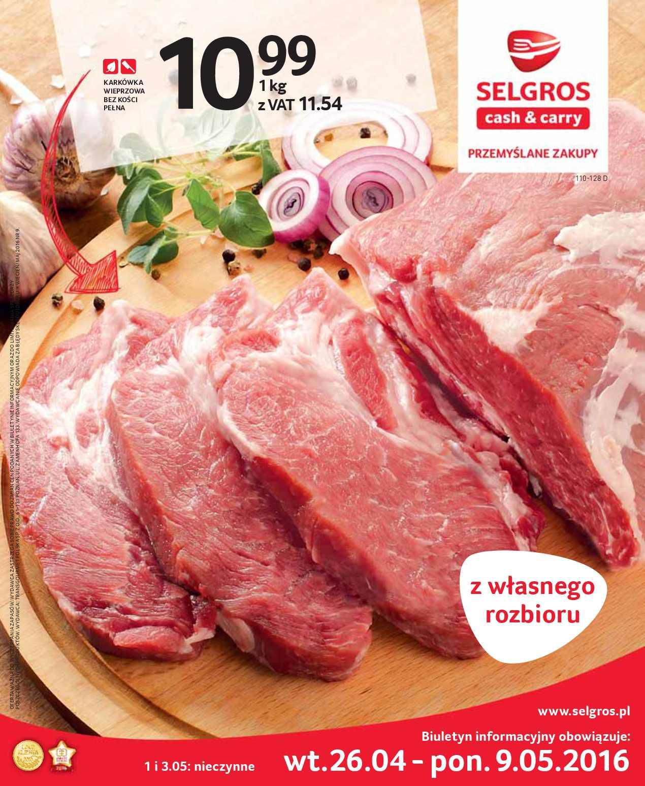 Gazetka promocyjna Selgros str. 1