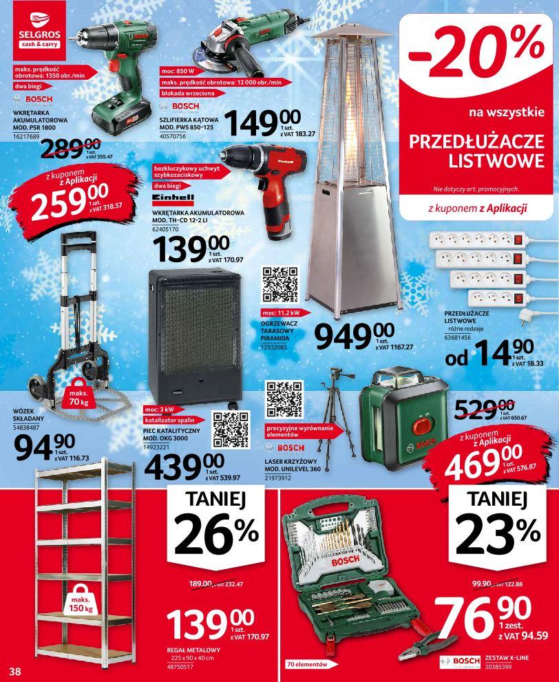 Gazetka promocyjna Selgros str. 38