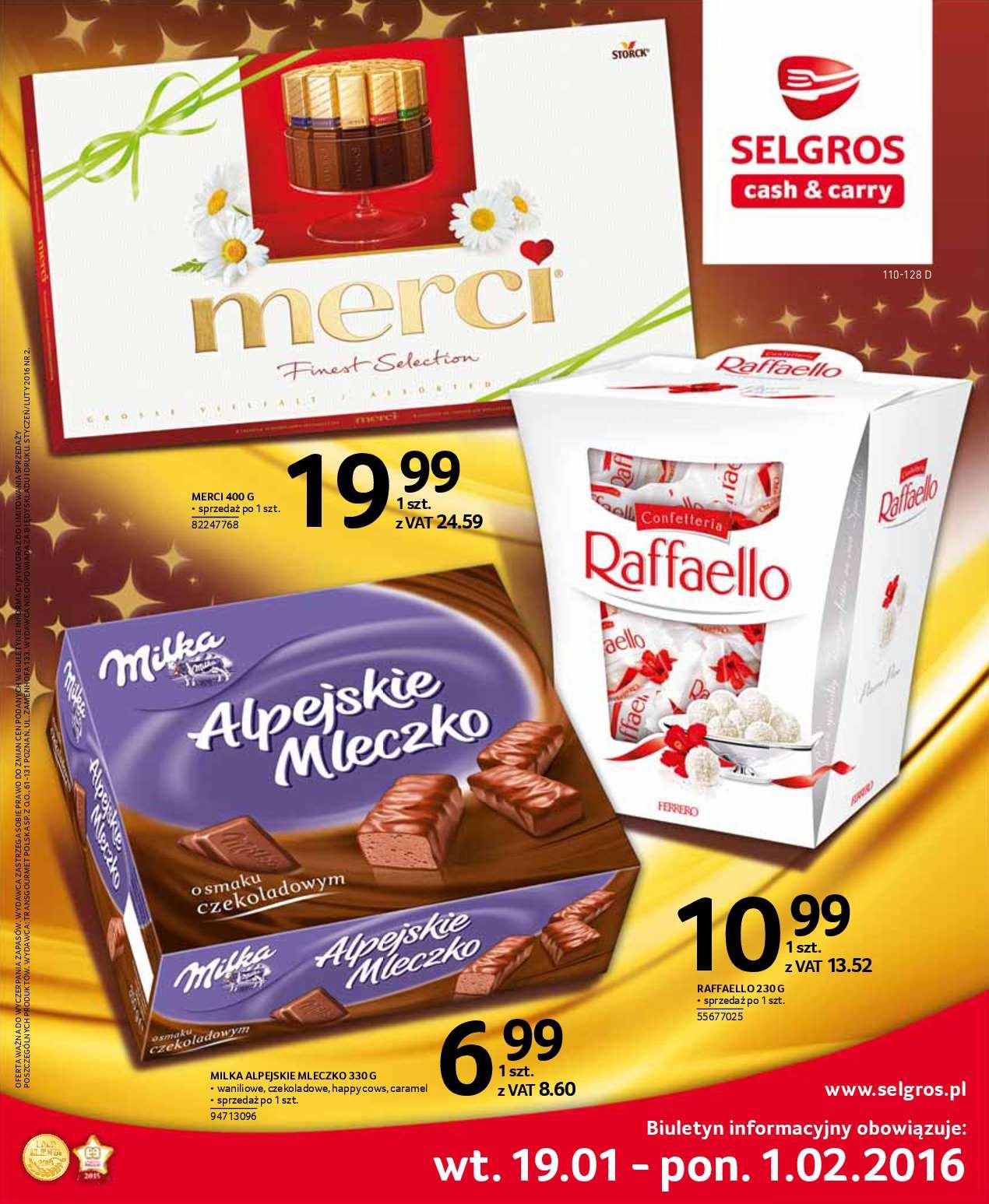 Gazetka promocyjna Selgros str. 1