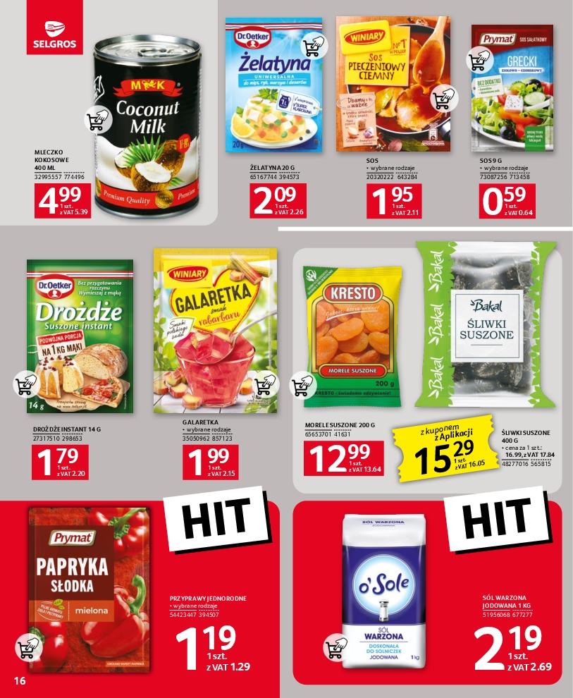 Gazetka promocyjna Selgros str. 16