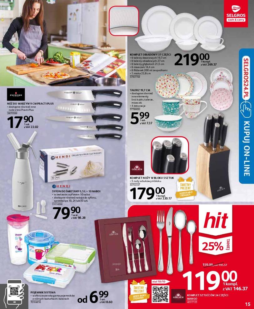Gazetka promocyjna Selgros str. 15