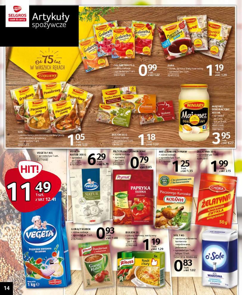 Gazetka promocyjna Selgros str. 14
