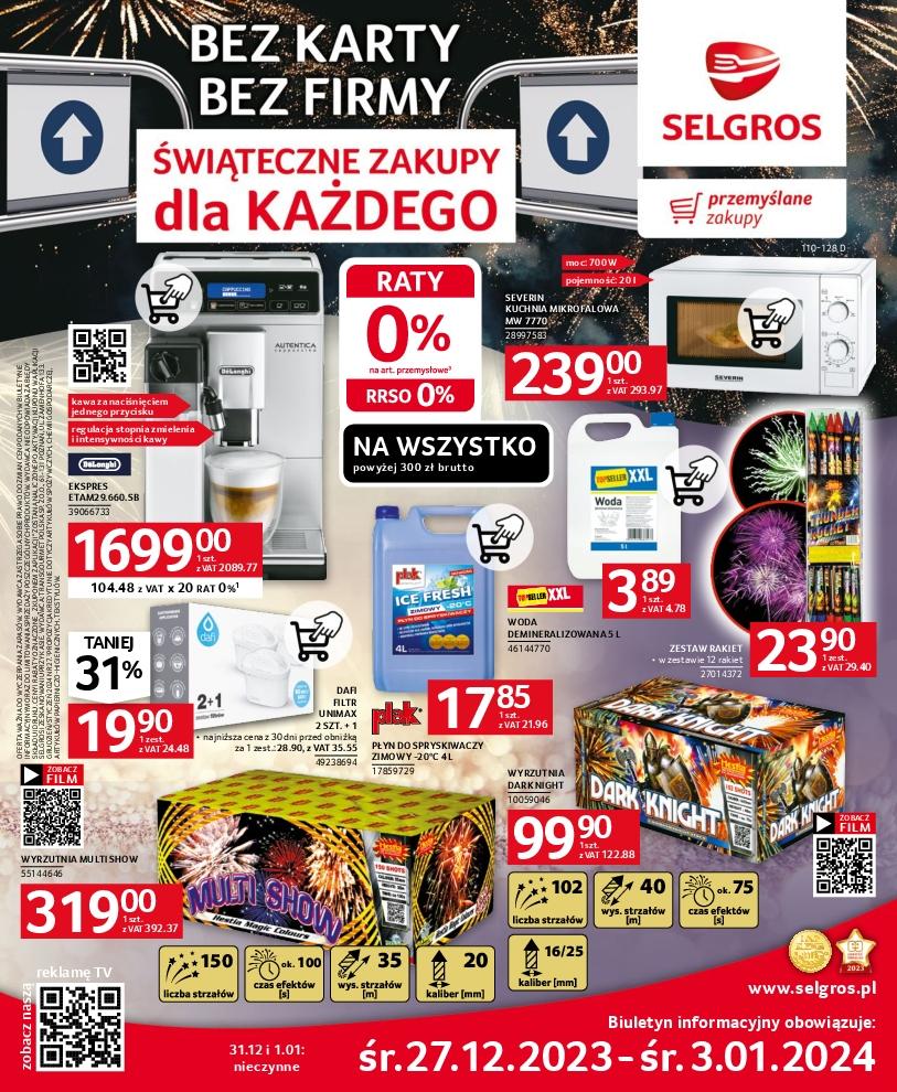Gazetka promocyjna Selgros str. 1