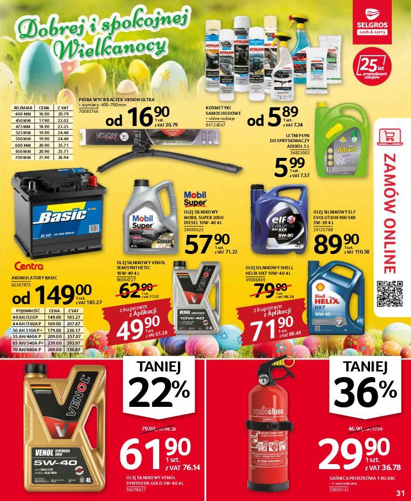 Gazetka promocyjna Selgros str. 31