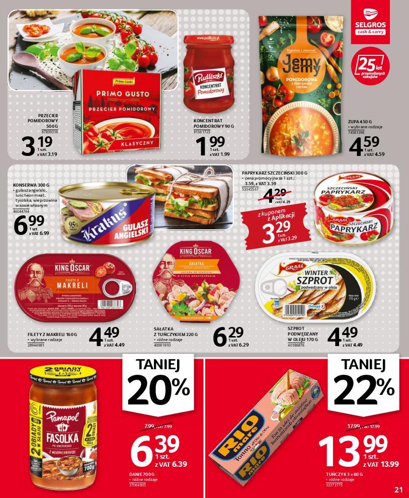 Gazetka promocyjna Selgros str. 21