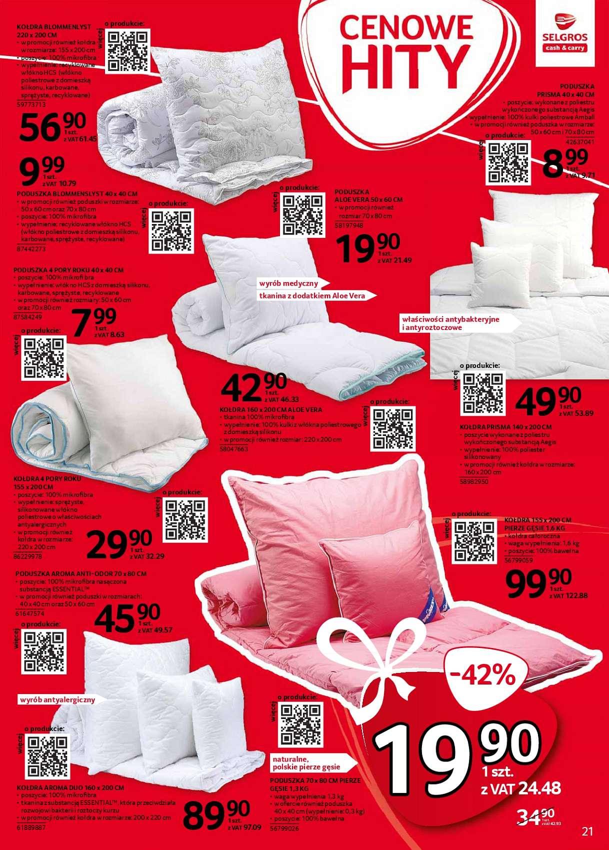 Gazetka promocyjna Selgros str. 21