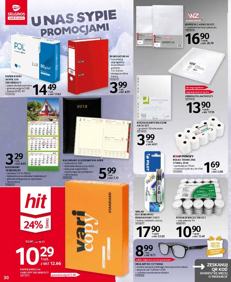 Gazetka promocyjna Selgros str. 30