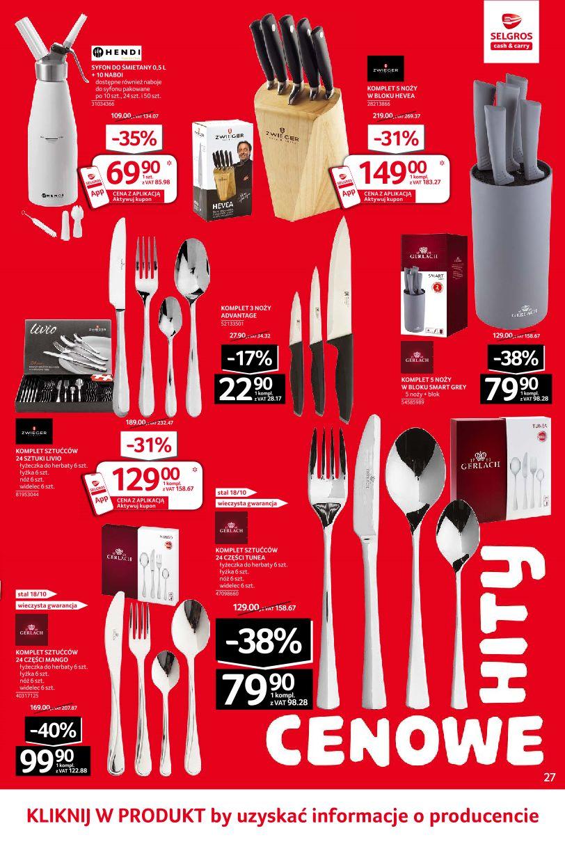 Gazetka promocyjna Selgros str. 27
