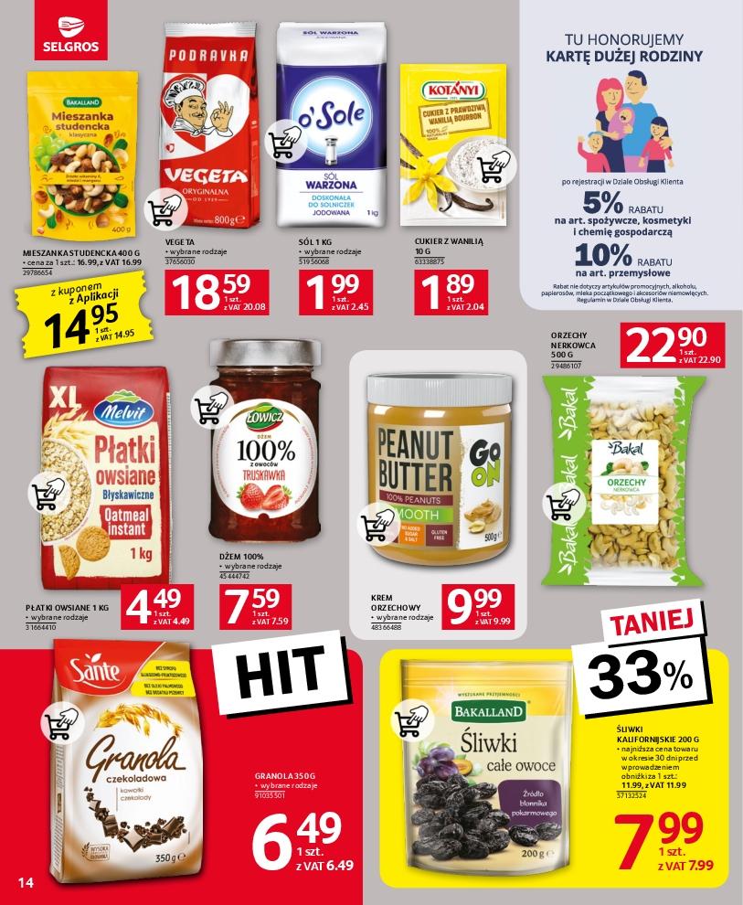 Gazetka promocyjna Selgros str. 14