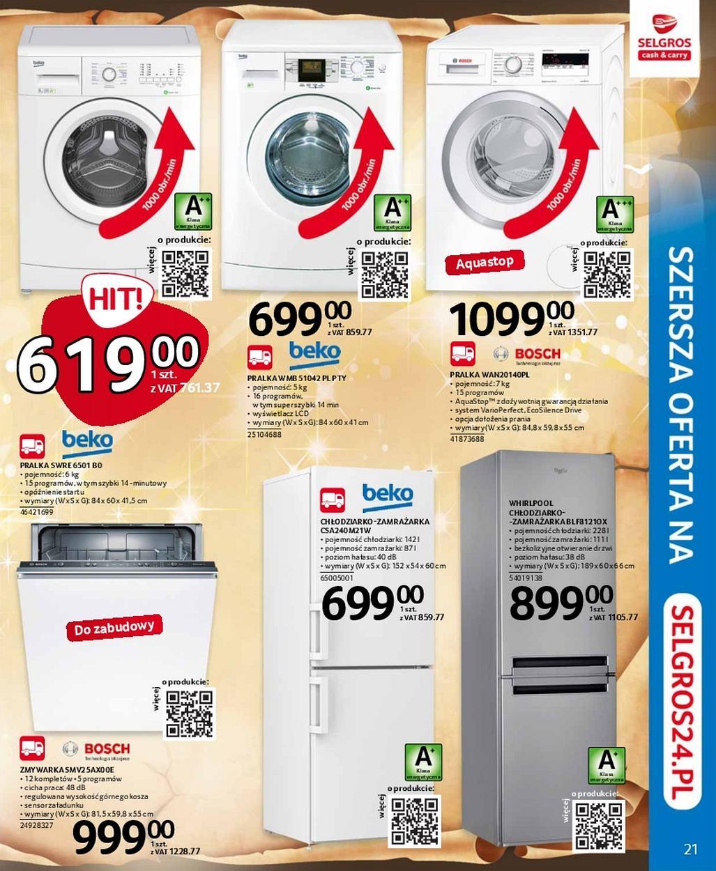 Gazetka promocyjna Selgros str. 21