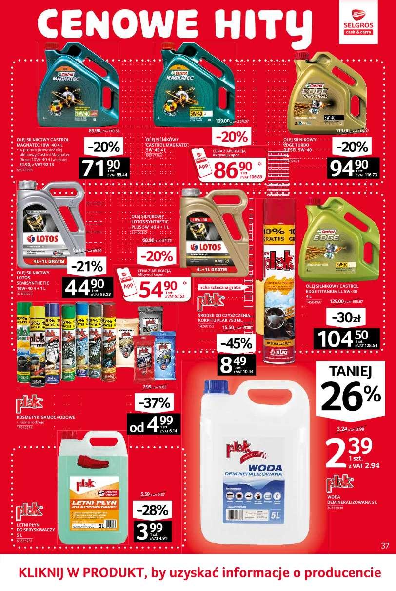 Gazetka promocyjna Selgros str. 37
