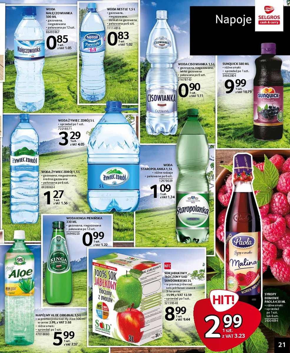 Gazetka promocyjna Selgros str. 21
