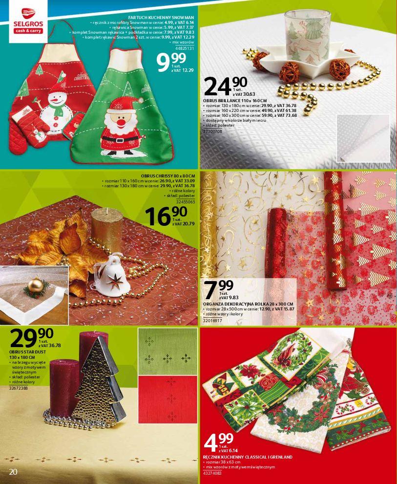 Gazetka promocyjna Selgros str. 20