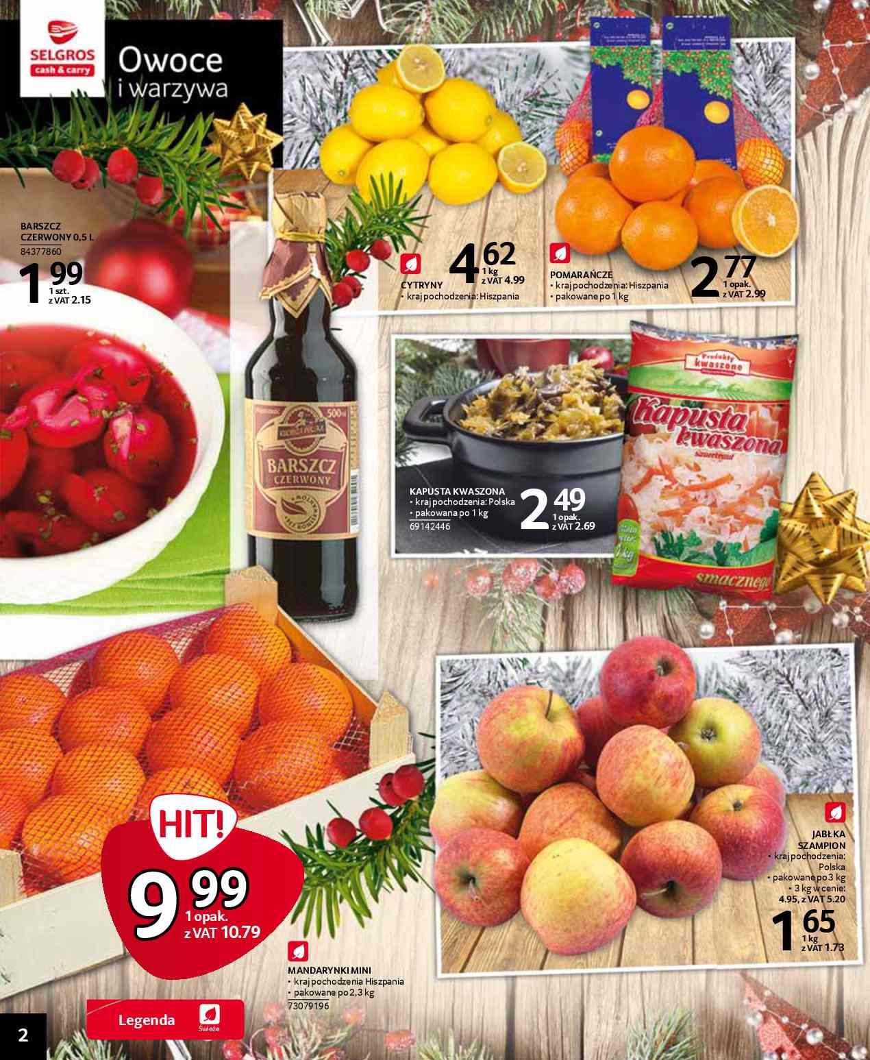 Gazetka promocyjna Selgros str. 2