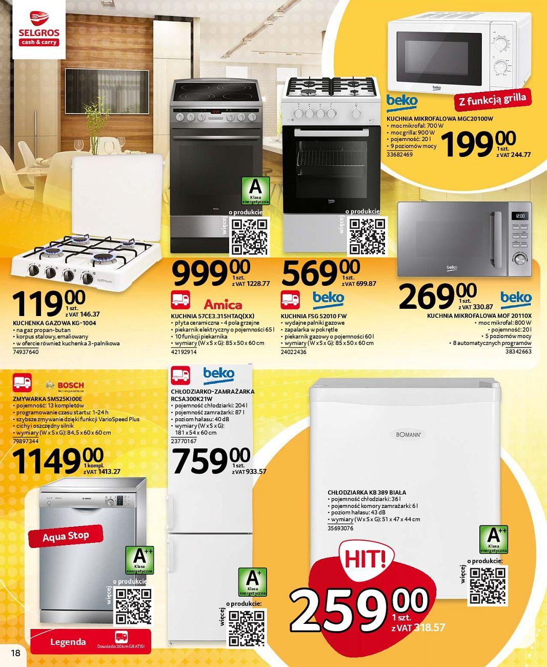 Gazetka promocyjna Selgros str. 18