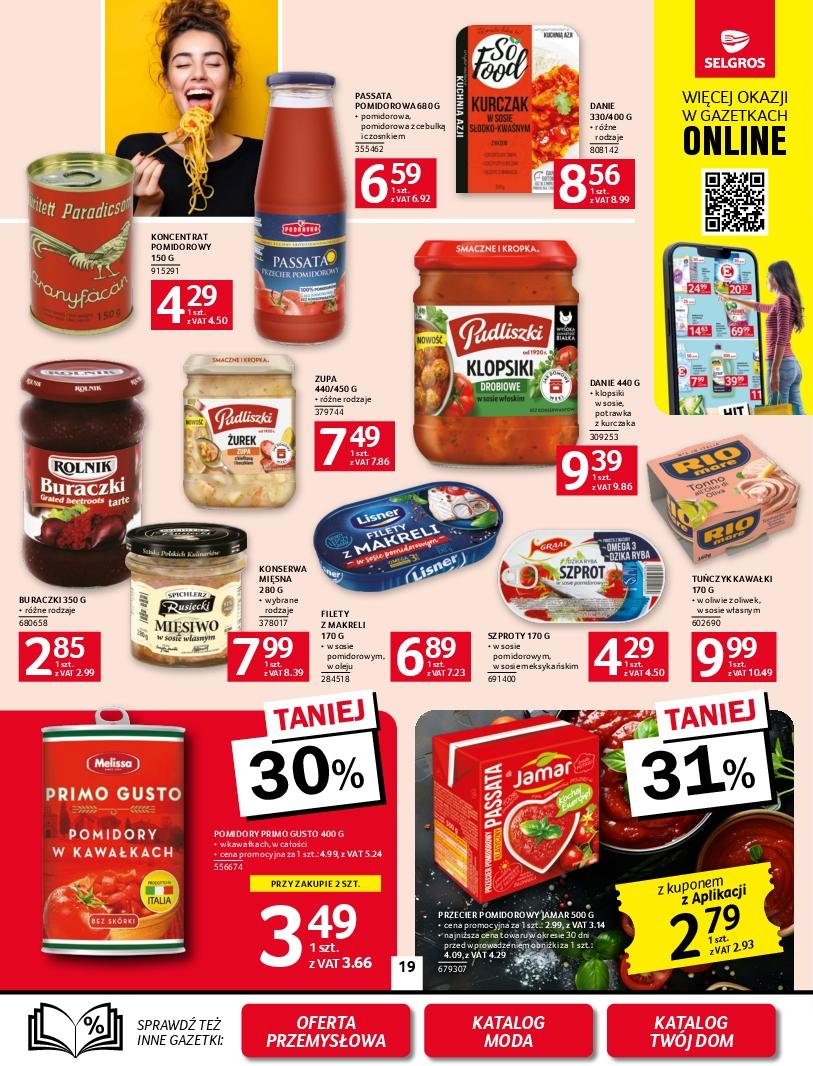Gazetka promocyjna Selgros str. 19