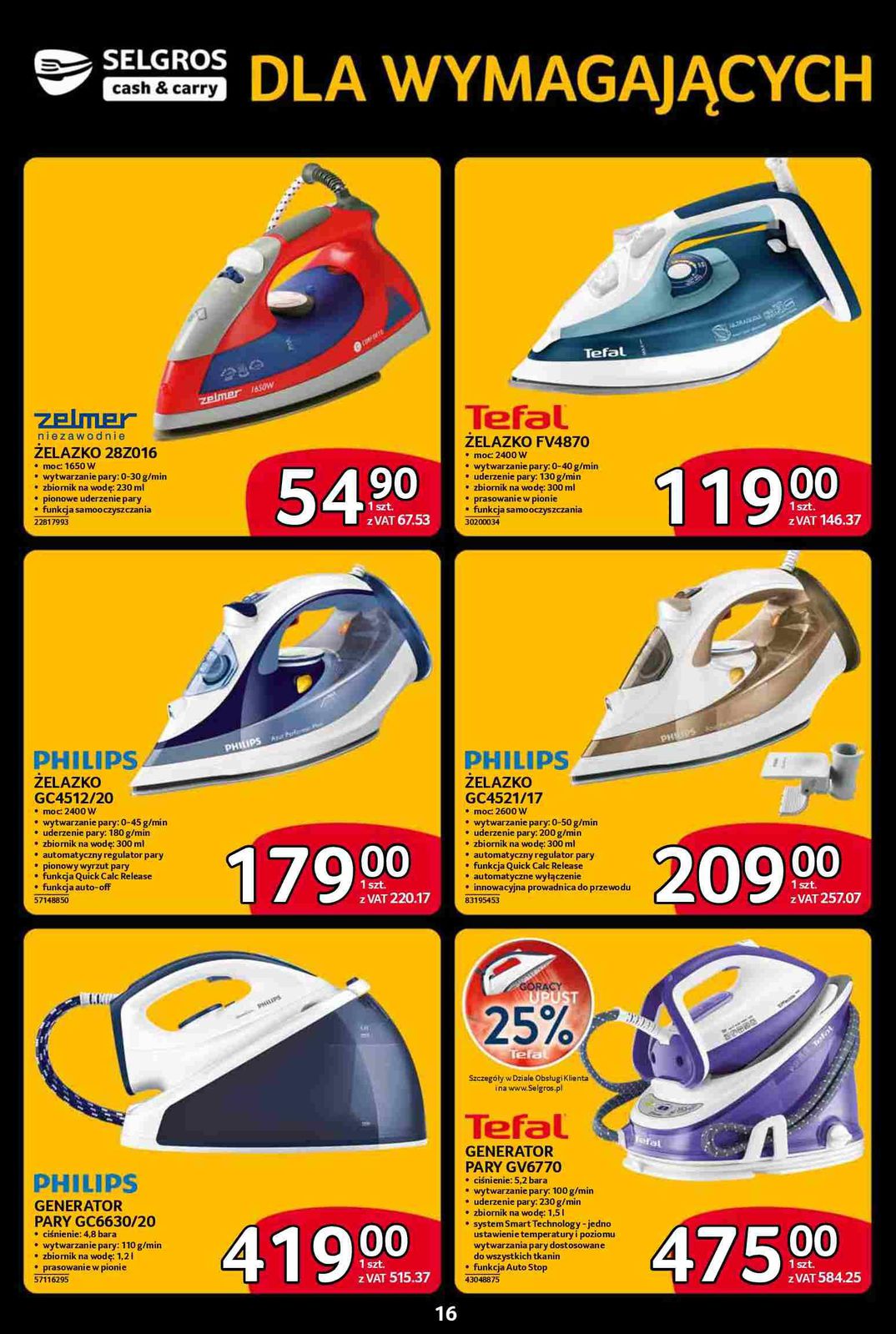 Gazetka promocyjna Selgros str. 16