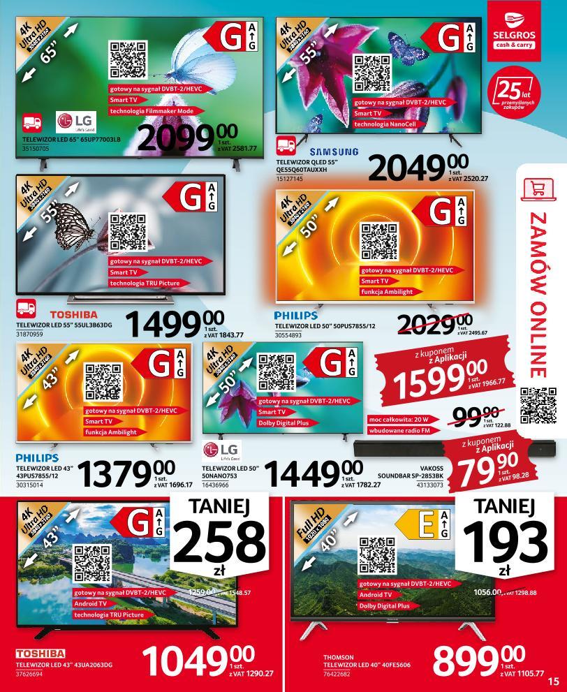 Gazetka promocyjna Selgros str. 15