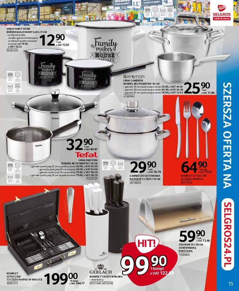 Gazetka promocyjna Selgros str. 15
