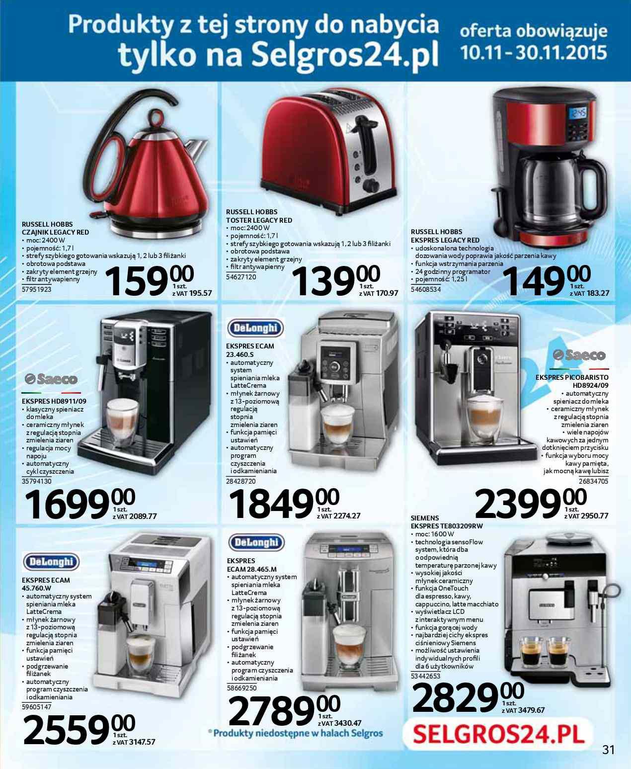 Gazetka promocyjna Selgros str. 31